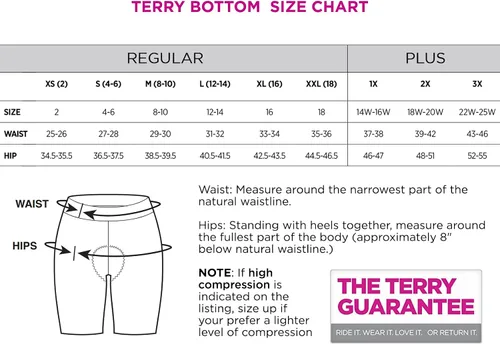 Vista 6 de Terry Women's Euro Bike Short - 10 Inch Inseam Padded Ladies Compression Cycling Bottom, Elastic Free LegWaist