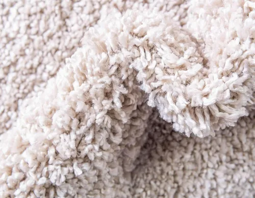 Vista 293 de Unique Loom Colección Davos Shag - Alfombra Lino