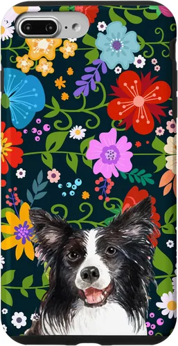 Vista 12 de Border Collie Ditsy Flower Floral Pattern for Women Case for iPhone 17