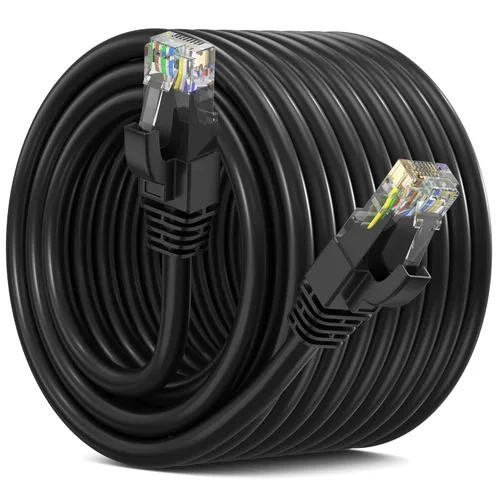 Vista 41 de Maximm Cable Ethernet Cat 6, cable de red y conexión de alta velocidad de 10 pies, UTP, 10 Gbps, cable Ethernet de 550 MHz, color naranja