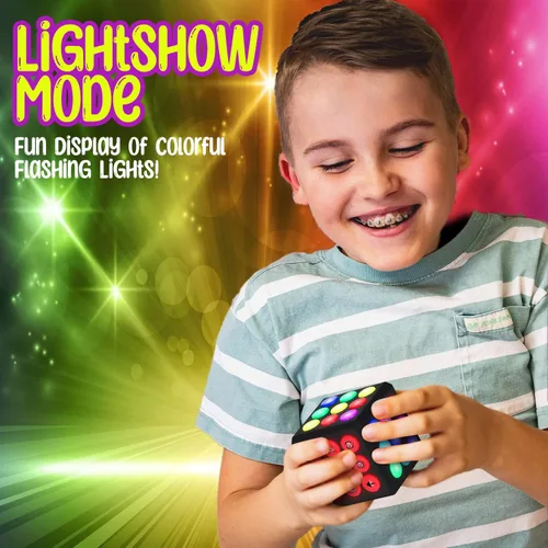 Vista 9 de PlayRoute Cubo electrónico de juego de memoria y cerebro – Divertidas ideas de regalo de juguete para niños y niñas de 6 a 12 años o más – Juguetes