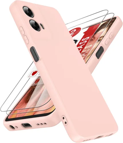 Vista 173 de LeYi Funda para Motorola Moto G Play 4G 2024: Funda para Moto G Play 4G 2024 con funda delgada y antiarañazos, silicona líquida a prueba de golpes