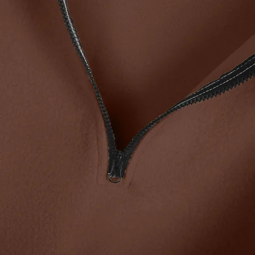 Vista 5 de Blusas de verano para mujer, casual, con cremallera de 14, sudadera de manga larga con cuello de sudadera de color sólido para correr