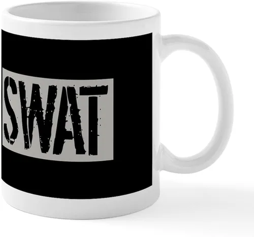 Vista 14 de CafePress Taza de café de cerámica de 11 oz (11.0 fl oz) de Police Mom