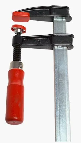 Vista 2 de BESSEY Abrazadera de barra ligera de comerciante 2.5 x 36 pulgadas TGJ2.536 Abrazaderas de carpintería con mango de madera, ideal para mejoras
