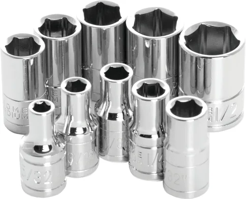 Vista 7 de Performance Tool W32300 Juego de llaves profundas SAE de 8 piezas de 1/2 pulgada