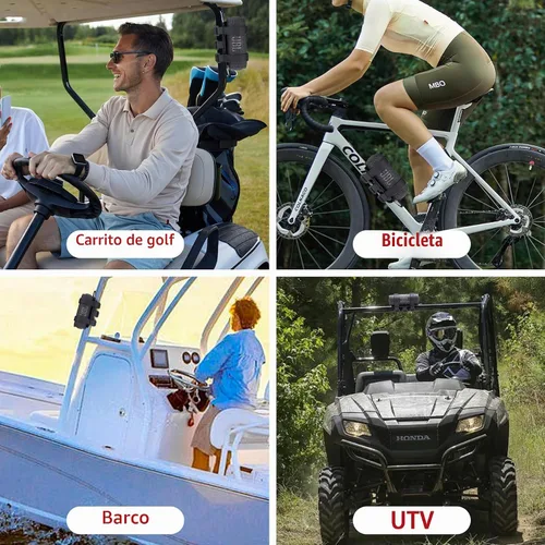 Vista 2 de co2CREA Soporte para altavoz portátil para la mayoría de los altavoces inalámbricos Bluetooth, correa ajustable para altavoces al aire libre