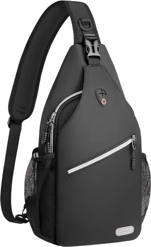 Vista 19 de Mosiso - Mochila bandolera multiusos, para viajes, senderismo, etc. Sling Backpack for Casual Travel Hiking
