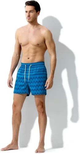 Vista 3 de Arjen Kroos Traje de baño para hombre, de secado rápido, con entrepierna de 5 pulgadas, con bolsillos