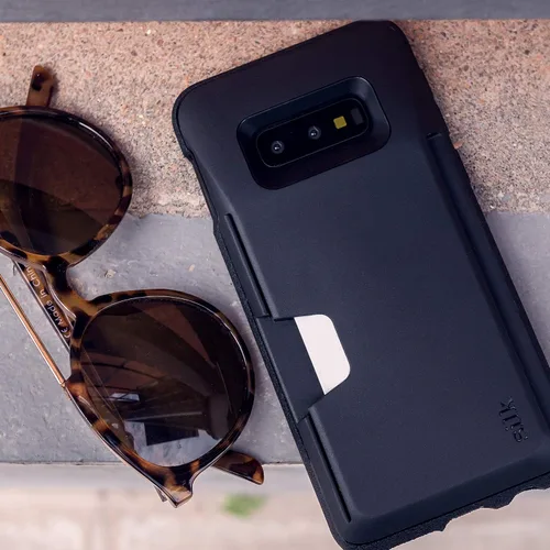 Vista 8 de Smartish Funda tipo cartera para Galaxy S10 Plus - Wallet Slayer Vol. 1 [funda protectora para tarjetas de crédito con agarre para Samsung] (seda)