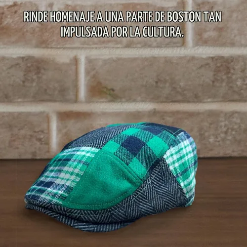 Vista 4 de The Original Boston Scally Cap - Slainte - Gorra de periódico de un solo panel para hombre
