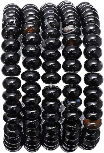 Vista 50 de BEADIA Cuentas de piedra natural africana de turquesa faceted rondelle 3x4mm semipreciosas sueltas para hacer joyas 38cm