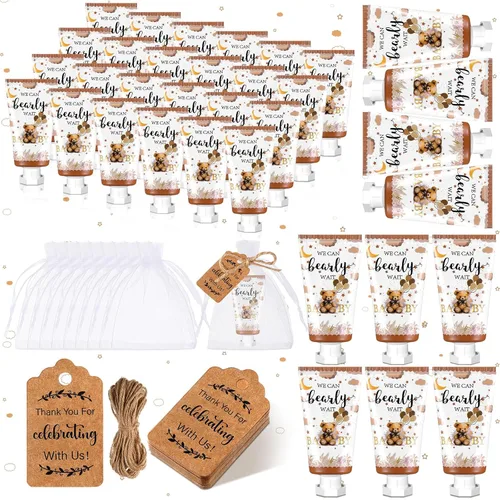 Vista 17 de 48 Juegos de Crema de Manos de Flores Silvestres para Baby Shower Regalos Obsequios de Fiesta de Crema de Manos para Invitados Regalo de Flores