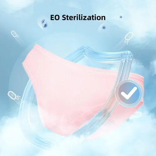 Vista 5 de Women's Disposable Underwear For Travel Colorful Cotton Panties Ladies Briefs Hotel Spa Hospital Stays Emergencies