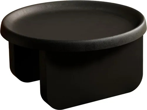 Vista 10 de Mesa auxiliar redonda, mesa auxiliar moderna, mesa de centro de metal pequeña, mesa decorativa circular única para sala de estar, dormitorio