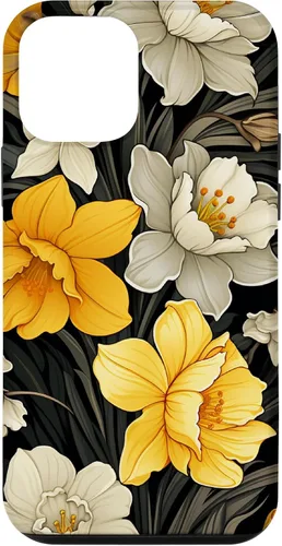 Vista 16 de Daffodil Flower Pattern Modern Floral Case for iPhone 17