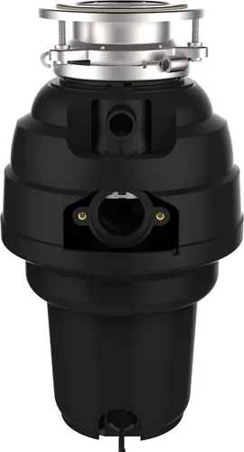 Vista 2 de Waste Maid 10-US-WM-658-3B - Sistema de trituración de residuos de alimentos de acero inoxidable anti-atascos, 1-1/4 HP Premium, Negro