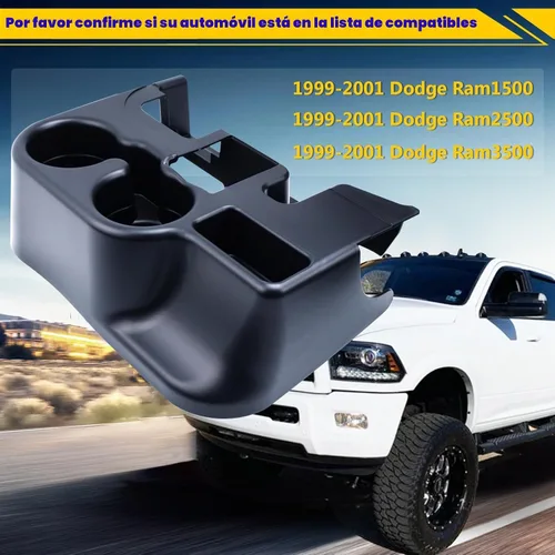 Vista 3 de Soporte de taza de consola central para Dodge Ram 1500 2500 3500