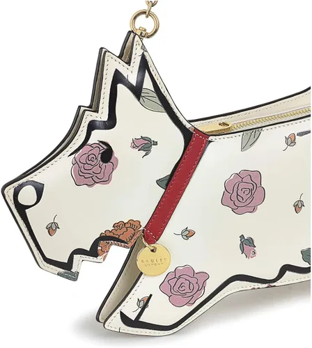 Vista 4 de RADLEY London Spring Floral - Bolso cruzado mediano con cremallera, Tiza