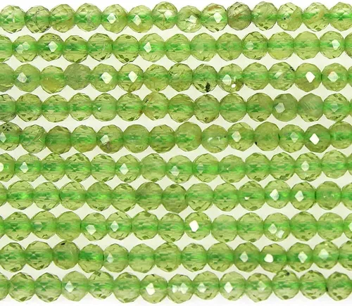 Vista 15 de MJDCB Cuentas sueltas redondas de amazonita natural facetadas de 0.118 in para hacer joyas, pulseras y collares