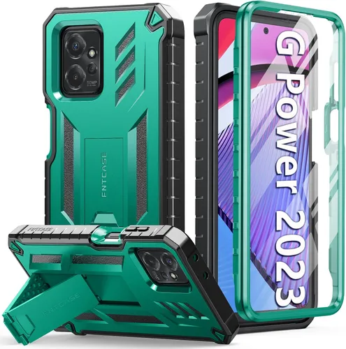 Vista 20 de FNTCASE Funda para Moto G 5G 2023 / Moto G Power 5G 2023 con función atril