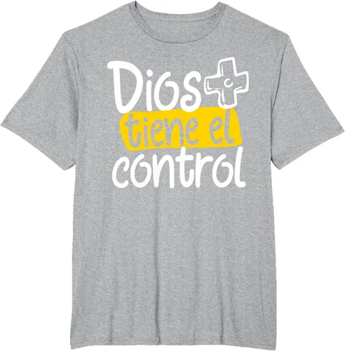 Vista 32 de Regalo Cristiano En Español Christian Spanish Dios Tiene Con Camiseta, Negro