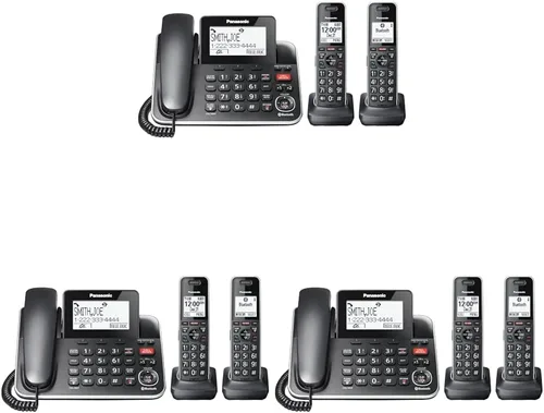Vista 5 de Panasonic - Accesorio de teléfono inalámbrico compatible con sistemas telefónicos inalámbricos de la serie KX-TGD86x - KX-TGDA86S