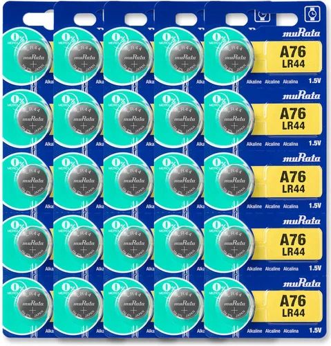 Vista 7 de Murata Batería LR44 AG13 357A 1.55V Pila de Botón Alcalina (5 Baterías)