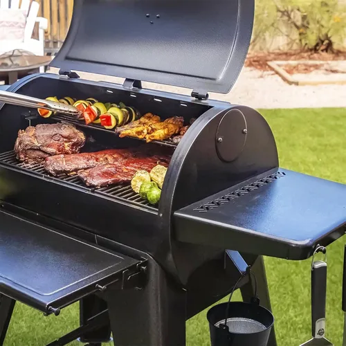 Vista 5 de Cubo de grasa para parrilla Traeger Pro 575 22 34 Ironwood Drip Can Pan Tray Liners Parrilla Piezas de repuesto para Pit Boss Oklahoma Joe Rec Tec Z