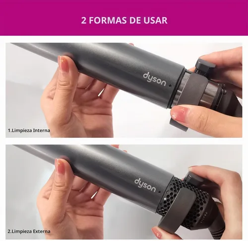 Vista 5 de Cepillo de limpieza de filtro para Dyson Airwrap, elimina el polvo y restaura el flujo de aire