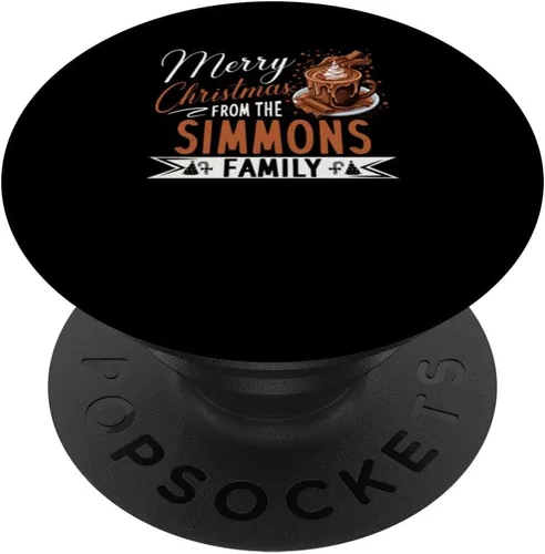 Vista 6 de Simmons Family Christmas Costume Hot Chocolate Matching PopSockets MagSafe PopGrip for iPhone
