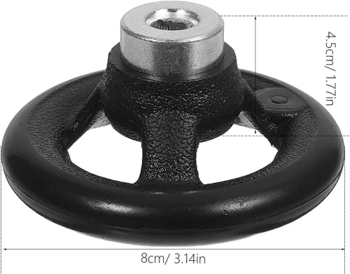 Vista 2 de Hand Wheel Replacement Handle with Adjustable Rotary Grip Milling Machine