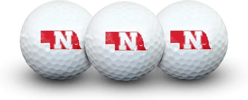 Vista 30 de Juego de 3 pelotas de golf universitarias