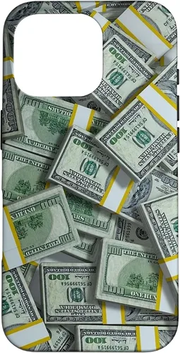 Vista 20 de Pile Money Finance Currency 100 Dollar Stacks Bill s Success Case para iPhone 17