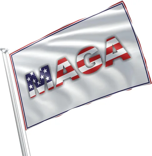 Vista 13 de Bandera de Donald Trump Still My President USA MAGA Partido Republicano de 3 x 5 pies, color vivo, ojales de latón con doble costura