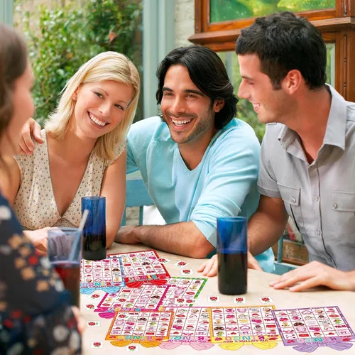 Vista 5 de Fancy Land Juego de bingo para el día de San Valentín para niños, 24 jugadores, troquelado, día de San Valentín, juego de actividades de fiesta