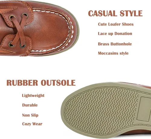 Vista 3 de HOMEHOT Zapatos de vestir para niños, zapatos casuales para la escuela, mocasines para niños (bebéniño pequeñoniño grande)
