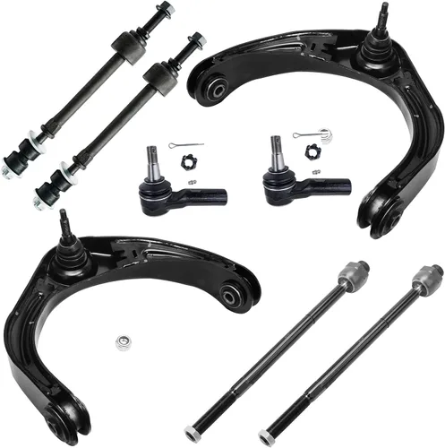 Vista 141 de Detroit Axle - Kit de brazos de control de extremo de 8 piezas para Toyota 2001-2003 Highlander 2002-2003 Camry Lexus ES300, 2 conjuntos de brazos