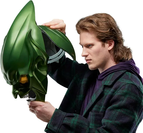 Vista 5 de Marvel Legends Series Green Goblin - Casco de juego de rol premium, Spider-Man: No Way Home para adultos, equipo coleccionable