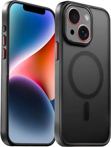 Vista 56 de Funda magnética fuerte para iPhone 12 Pro Max [Protección de grado militar de 10 pies] Compatible con MagSafe, funda protectora a prueba de golpes