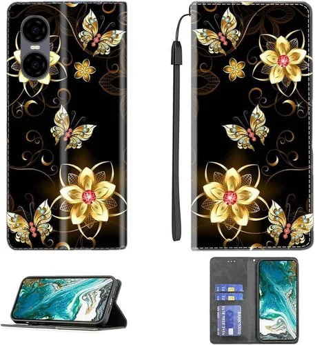 Vista 95 de Aroepurt Funda para UMIDIGI G1 Plus compatible con UMIDIGI G1 Plus Funda para teléfono Funda de piel sintética con función atril magnética CPT15