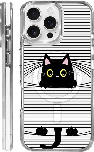 Vista 56 de Funda para iPhone 13 Pro, transparente con bonito patrón de tiburón azul, compatible con Magsafe funda protectora suave para mujeres y niñas (blanco)