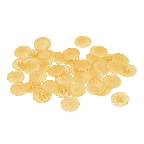 Vista 36 de HARFINGTON Tapas de rosca de plástico, 160 piezas, 11.5x3mm, cubierta de plástico para decoración de tornillos para tuerca de montaje de leva Beige