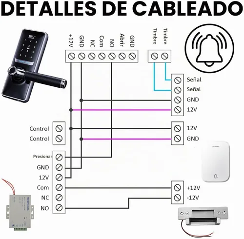 Vista 3 de Cerradura Eléctrica de Pestillo de Puerta de Servicio Pesado Estándar ANSI Mejorada 2025 para Sistema de Control de Acceso de Puerta