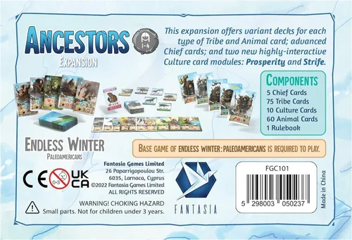 Vista 5 de Endless Winter Paleoamericans Ancestors - Expansión del juego de mesa Juego de estrategia prehistórica para adultos y niños A partir de 12 años