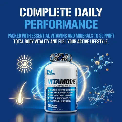 Vista 13 de EVL Advanced Daily Multivitamin - Multivitamínico diario avanzado para hombres con minerales esenciales, complejo de fitonutrientes y VitaMode
