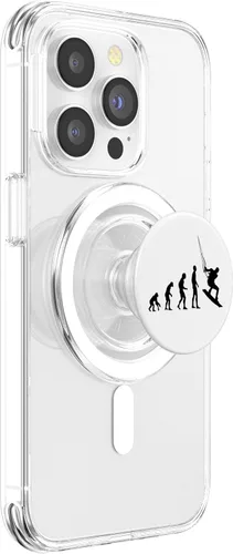 Vista 3 de Kitesurf Evolution Kitesurfing Kitesurfer Funny PopSockets MagSafe PopGrip for iPhone