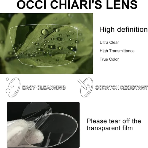 Vista 4 de OCCI CHIARI TR90 - Gafas de sol para hombre diseño rectangular y ligero