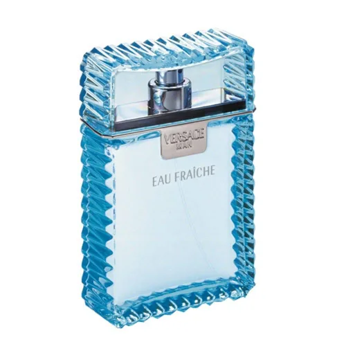 Vista 6 de Versace Man by Versace Eau Fraiche Eau De Toilette Spray (azul) 6.7 oz para hombre, 100% auténtico