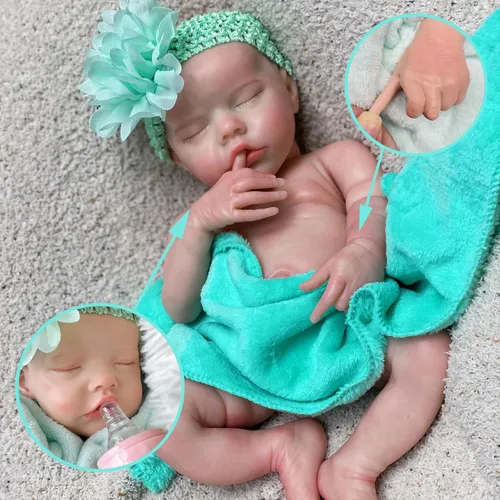 Vista 2 de OtardDolls Muñecas de bebé Reborn realistas de 18 pulgadas, silicona suave